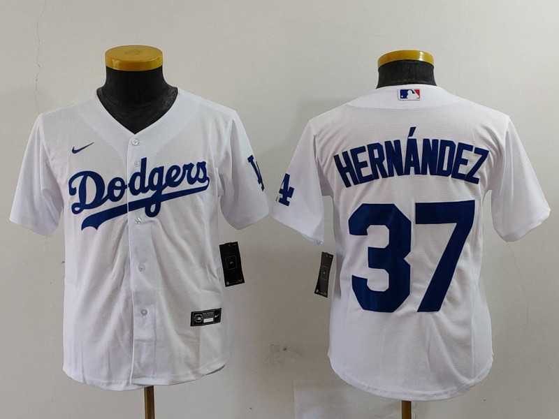 Youth Los Angeles Dodgers #37 Teoscar Hernandez White Cool Base Stitched Jersey,We sell and wholesale Youth Los Angeles Dodgers #37 Teoscar Hernandez White Cool Base Stitched Jersey on line form chian!